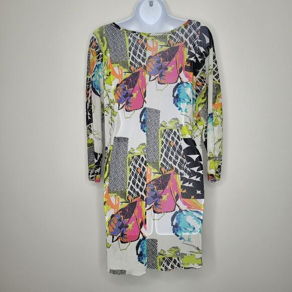 Kaktus mixed print funky nylon maximalist bright graffiti grunge tip size L - Picture 2 of 7